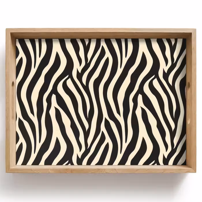 Tray - Zebra - Print - Classic - Black
