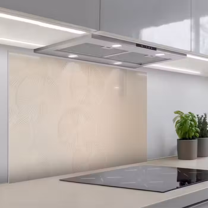 Kitchen splashback for hob - Japandi - Beige - Modern