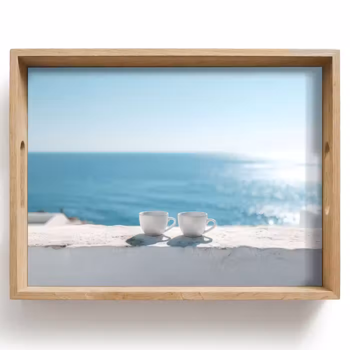 Tray - Sea - Coffee cups - Summers