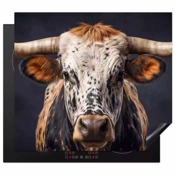 Induction hob cover - Taurus - Colorful - Horns